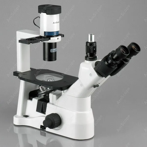 Тканевый микроскоп -- AmScope поставляет 40X-600X бесконечный фазовый контрастный