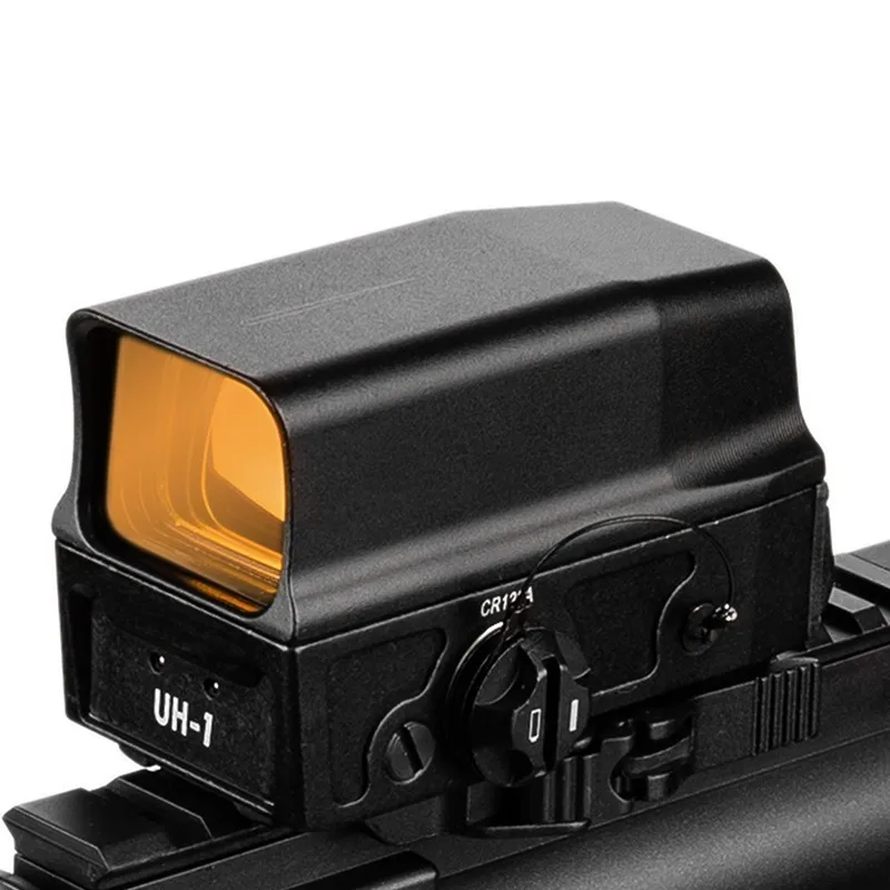 UH-1 оптический голографический красный точечный прицел AMG-3 w/Free MicroUSB зарядка 10 уровней яркость регулируемая красная сетка
