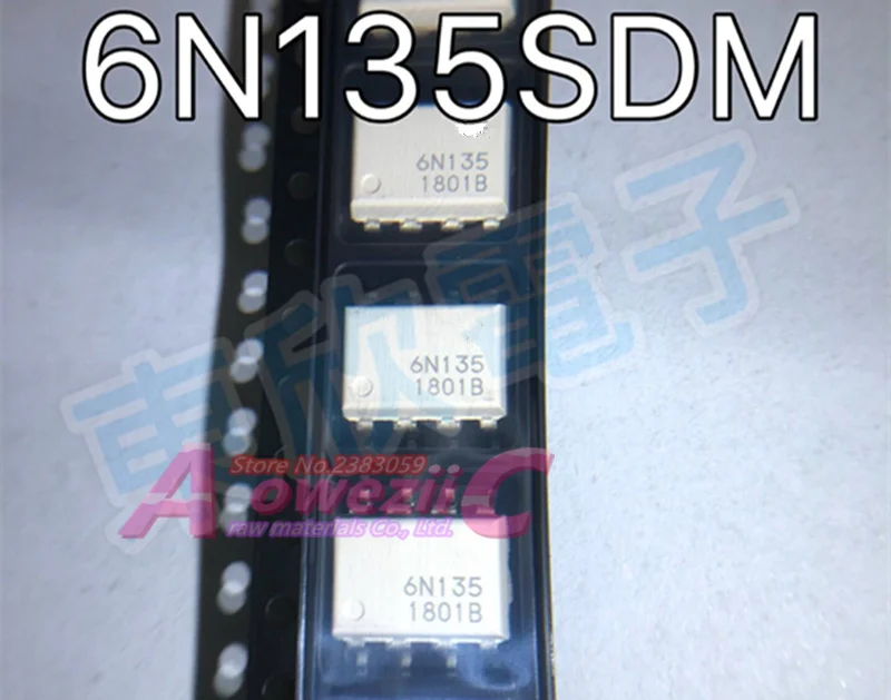 

Aoweziic 2017+ 100% new original 6N135M 6N135 DIP-8 6N135S 6N135 6N135SDM SOP-8 optical isolator chip
