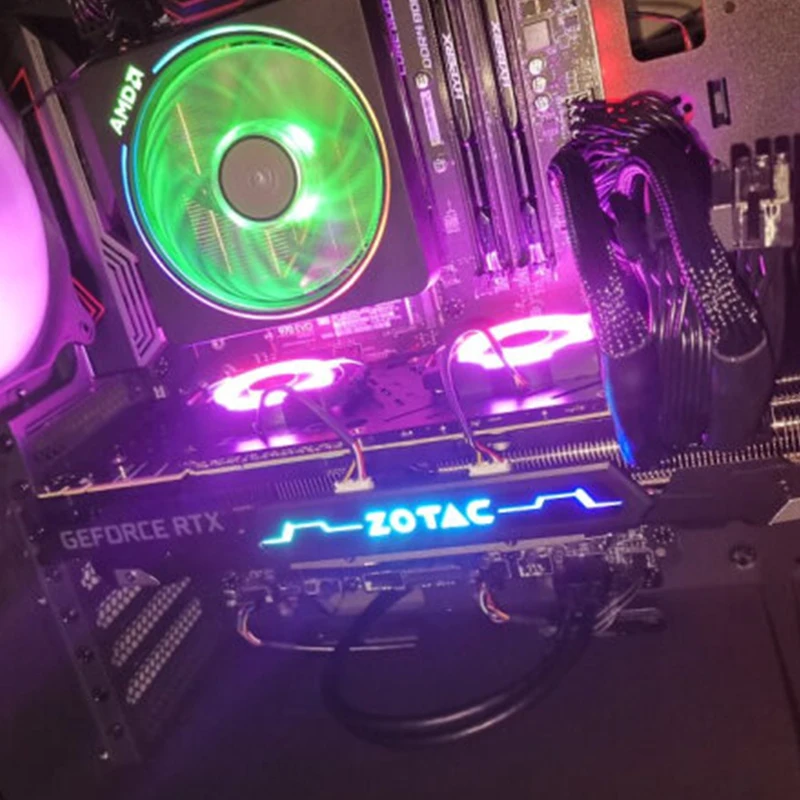 Новый оригинальный ПК Coling для ZOTAC RTX2060 2070 2080 Ti Extreme PLUS серии RGB задняя панель