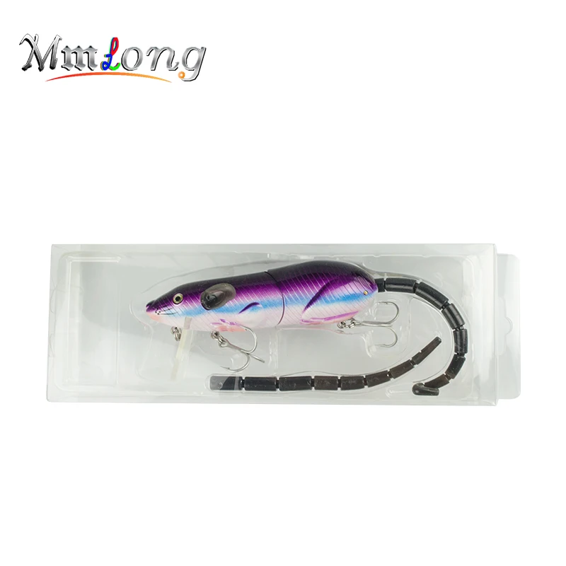 Mmlong 5 &quotкрыса рыболовные приманки реалистичные Мышь Crankbait Плавание Rat1 M 69 г