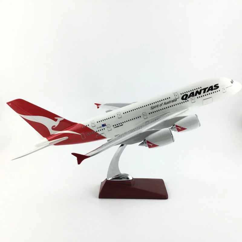 1:150 QA380 QANTAS кольцо крыло металла 45 47 см модель самолета из сплава Коллекционная