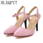 BLXQPYT2017 г. Хит продаж, Sandalias Mujer, большие размеры 31-47, Дамская обувь женские туфли-лодочки на высоком каблуке Летняя стильная обувь 1391