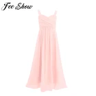 Платье принцессы с цветочным рисунком для девочек летнее платье-пачка для девочек на свадьбу, день рождения, Детский костюм дизайнерское платье на выпускной