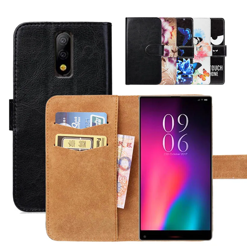 Для Elephone S8 Pro чехол мультфильм бабочка мобильный телефон PU кожаный бумажник для