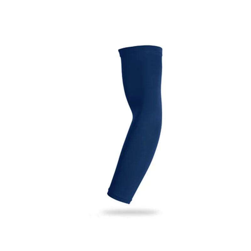 1 Piece Navy Стоящая Спортивная рука компрессионный рукав баскетбол велоспорт рука грелка Лето Бег УФ Защита волейбол солнцезащитный крем полосы - Цвет: 1 Piece Navy