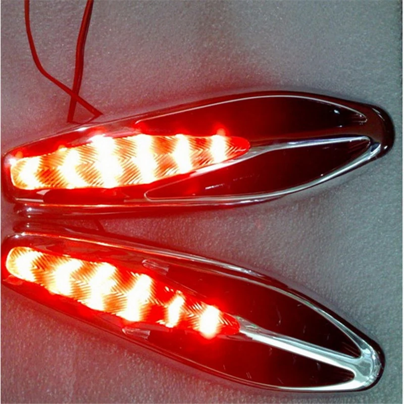 2 шт. 8 светодиодных сигнальных сигналов переднего поворота для автомобиля авто
