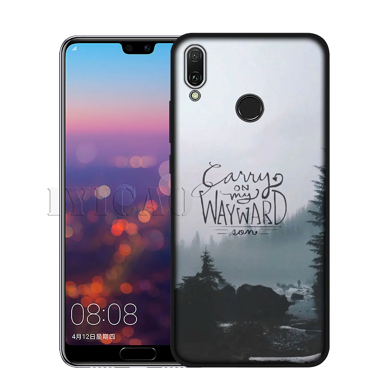4 Мягкий чехол IYICAO для huawei P20 Pro P10 P8 P9 P30 Lite Mini P Smart - Цвет: 4