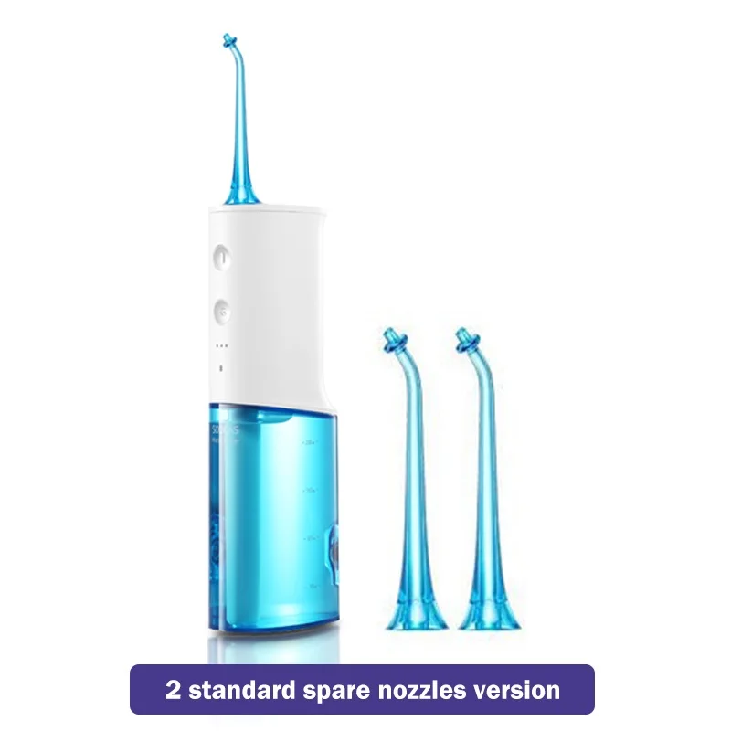 w3 2 exrea jets SOOCAS W3 ирригатор для полости рта Портативный Для Xiaomi водный зубной Флоссер Водоструйная Очистка зубов Зубная щетка мундштук очиститель протезов - Цвет: w3 2 exrea jets