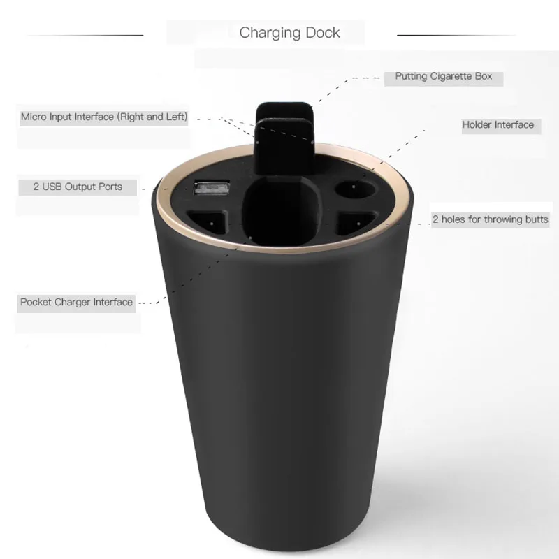JINXINGCHENG Новое портативное автомобильное зарядное устройство type-c для iqos 2,4 plus зарядное устройство Быстрая зарядка для iqos подставка зарядная док-станция