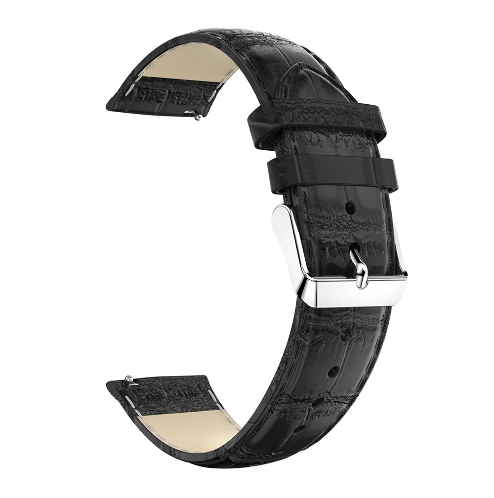 Ремешок для Xiaomi Huami AMAZFIT GTR 47 мм ремешок 22 мм кожаный браслет ремешок для Galaxy Watch 46 мм/gear S3 Frontier Correa