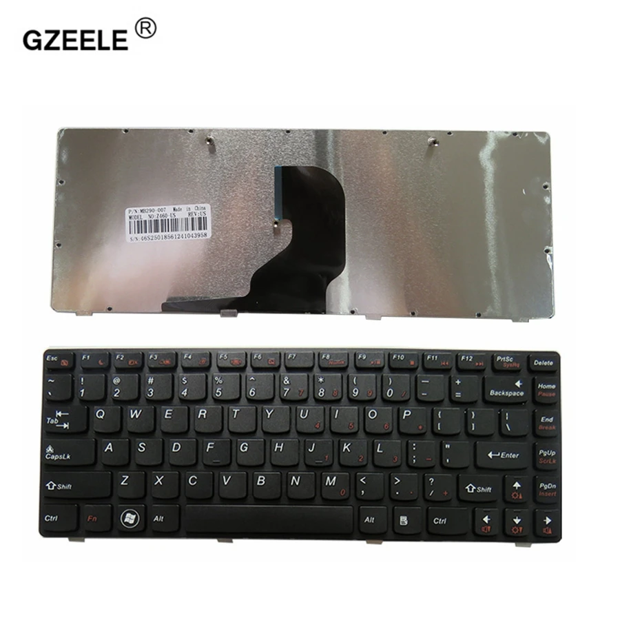 

Клавиатура для ноутбука LENOVO Z460 Z460A Z465 с английской раскладкой