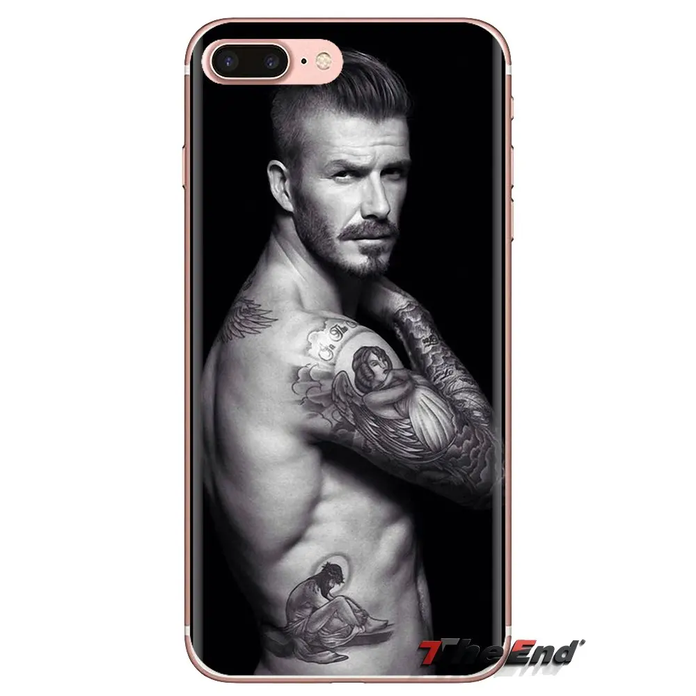 For Xiaomi Redmi 4A S2 Note 3 3S 4 4X 5 Plus 6 7 6A Pro Pocophone F1 Soft Transparent Cases David Beckham Football Star Sexy Men |