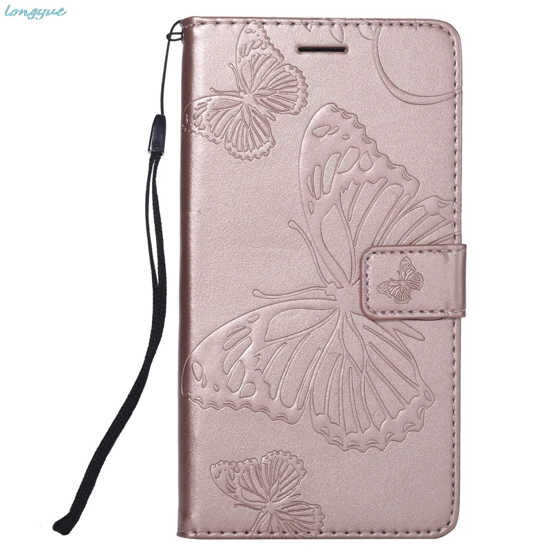 Redmi Note5A Case для Xiaomi Note 5A Prime Чехлы Pro кожаный чехол бабочка ремешок кошелька телефон