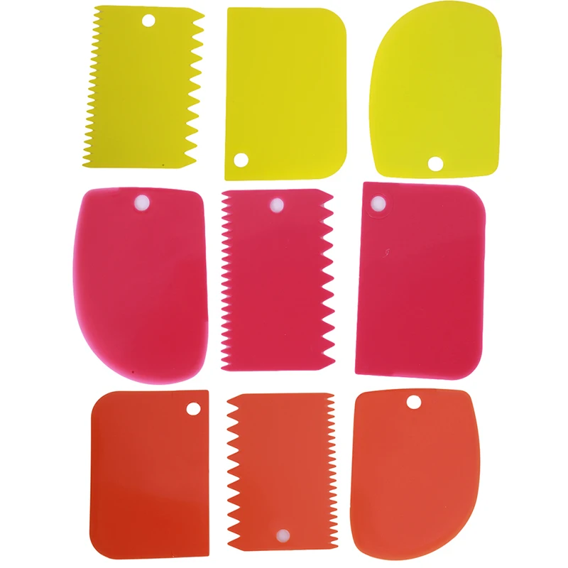 3 шт./компл. пластик для торта торт лопатка скребок Комплект миксер теста машины