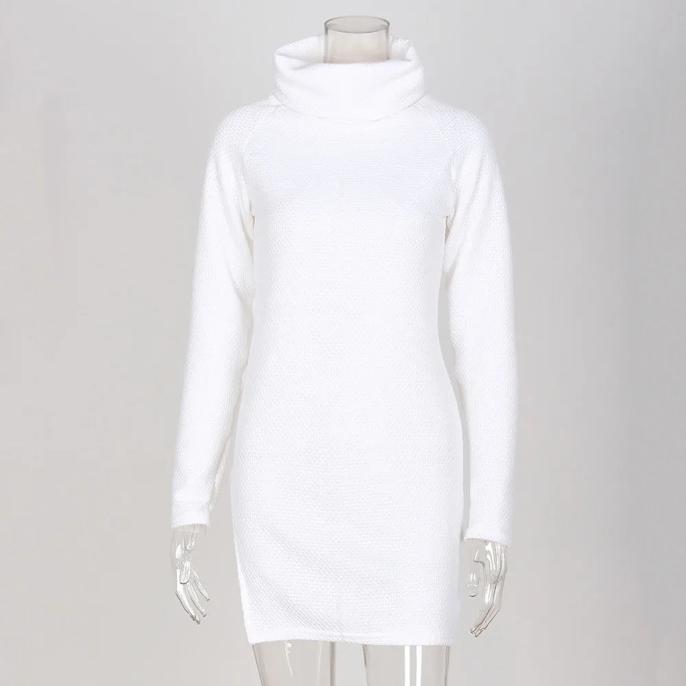 Sweaters Female Winter 2020 New Sexy Turtleneck Pullover Jumper Split Long Clothing For Ladies Fashion Women Sweater | Женская одежда