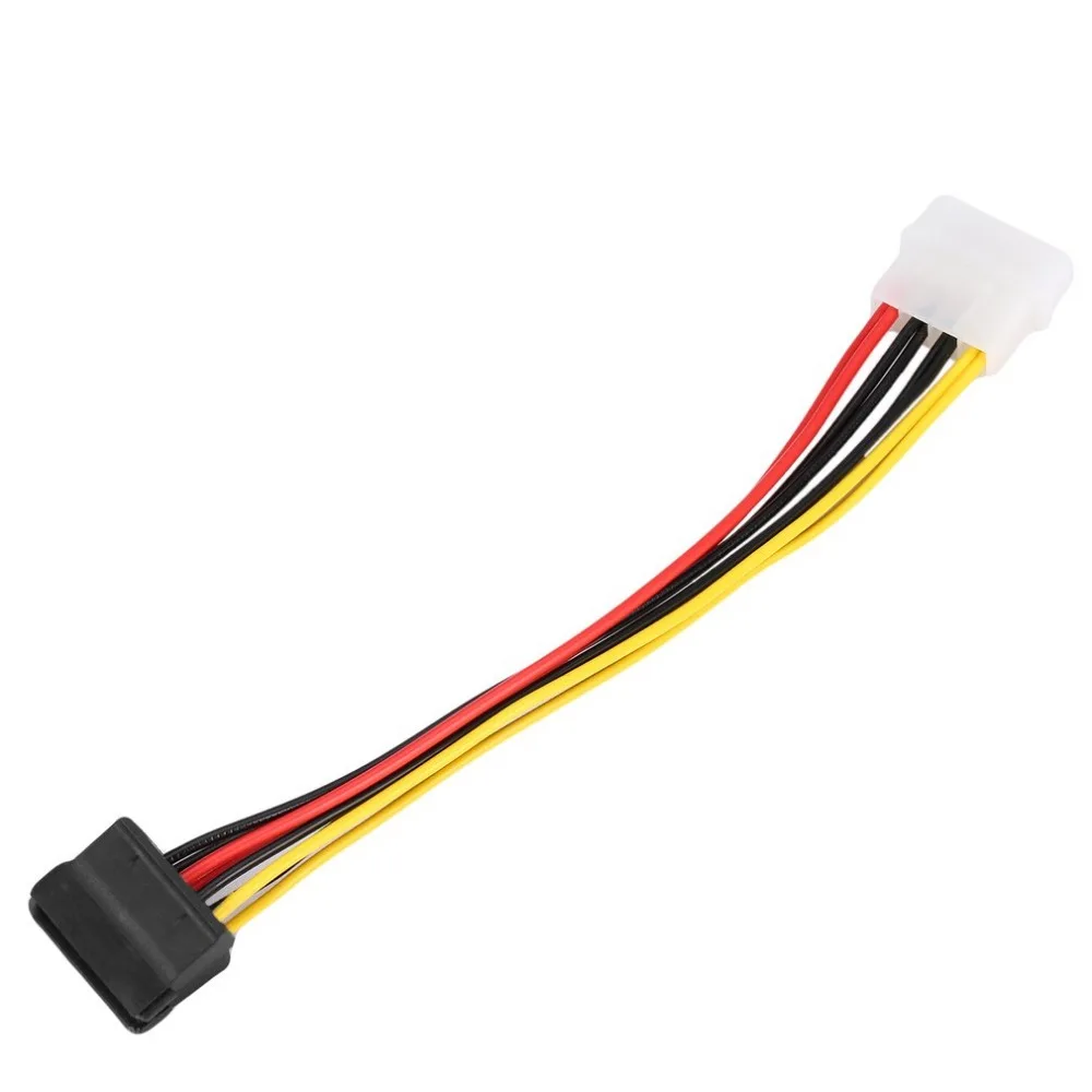 4 контактный IDE Molex 2 из 15 контактных серийных ATA SATA HDD кабель адаптера питания