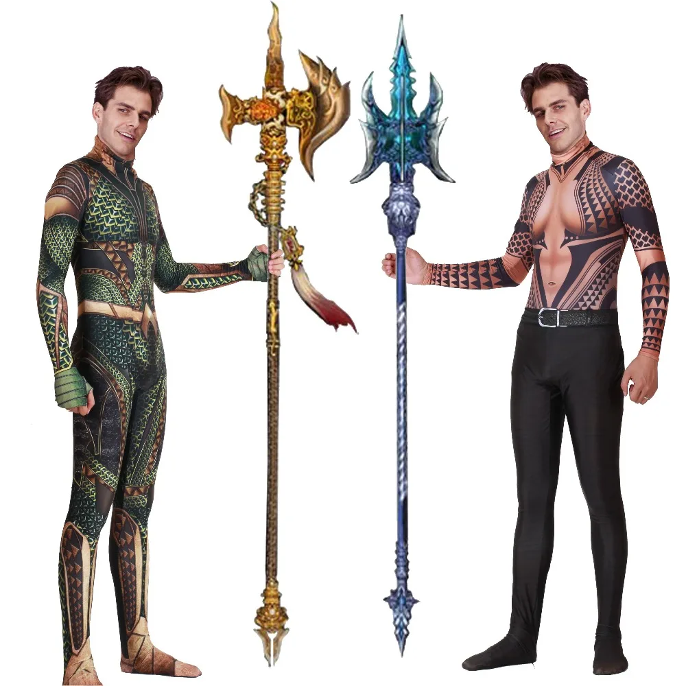 Хэллоуин святых всех Аниме DC comic Aquaman Косплей зентай костюм колготки для