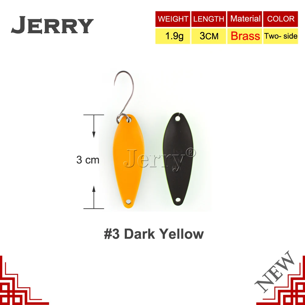 Jerry 1 шт. литье форели ложка приманки узкий Спиннер наживка поток &amp Область озеро