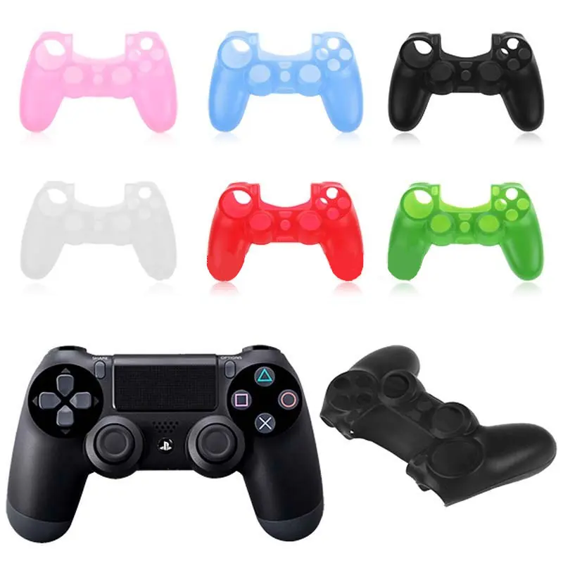Мягкий силиконовый резиновый чехол для PS4 контроллера чехлы Dualshock4 джойстик