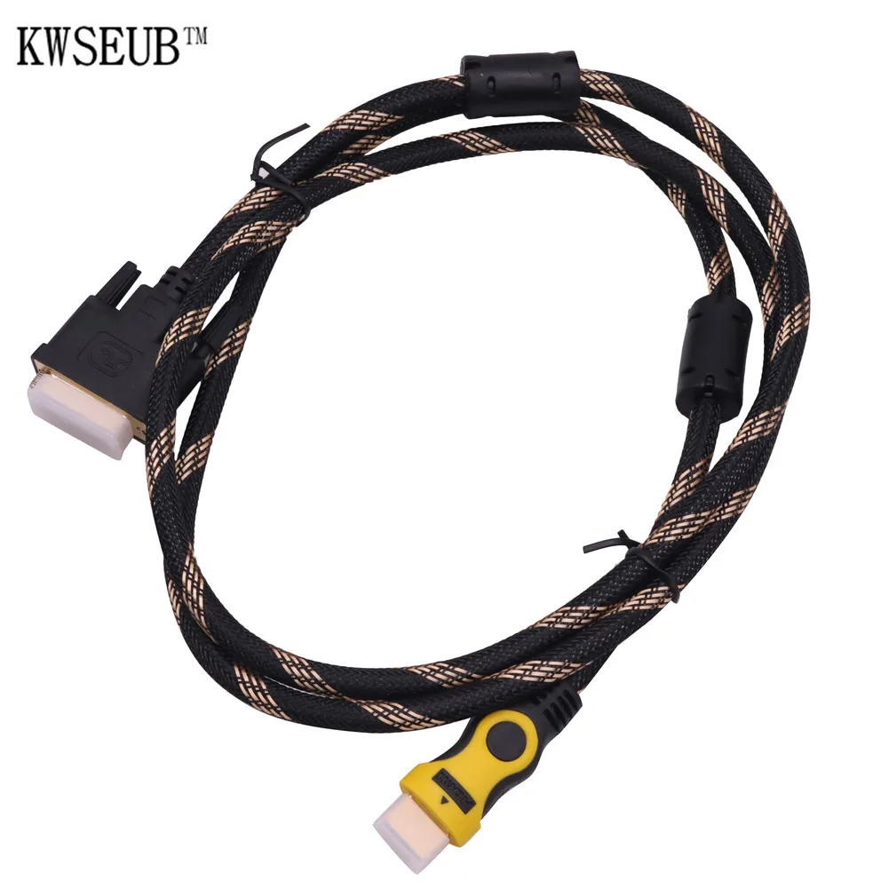 1 шт. 140 см * 8 5 мм Кабель Hdmi DVI Версия 4 компьютерный кабель DVIi линия высокой