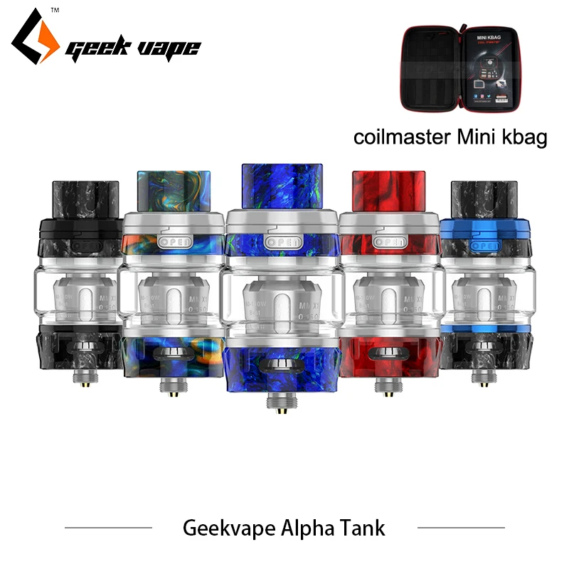 Оригинальный Geekvape Alpha Sub Ом Бак 4 мл ёмкость 0.15ом головка для mod Топ наполнение Два