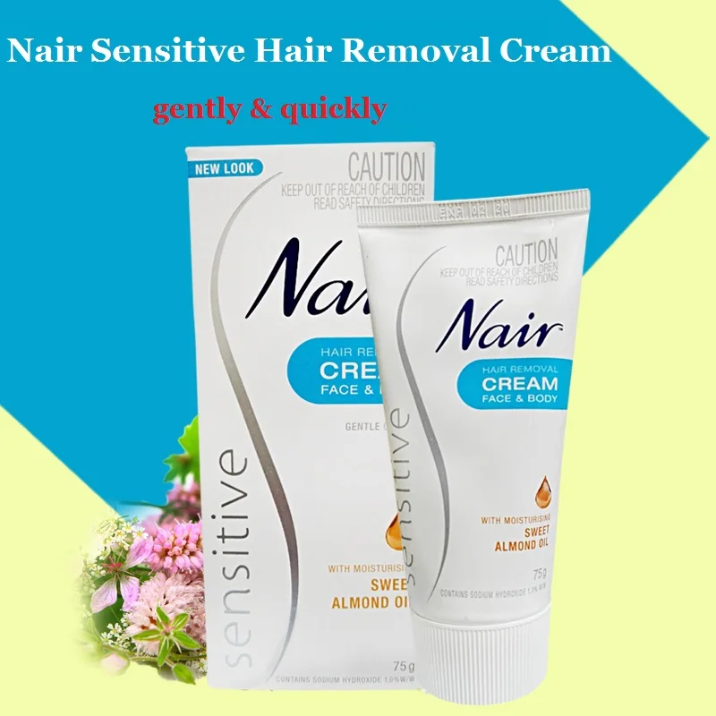 Австралийский Nair чувствительный крем для удаления волос мягко и быстро удаляет волосы вокруг чувствительных зон крем для удаления волос