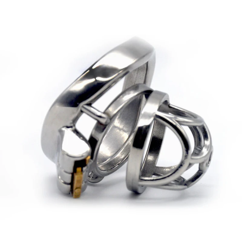 Нержавеющая сталь Целомудрие устройство бондаж фиксатор Кольца для пениса