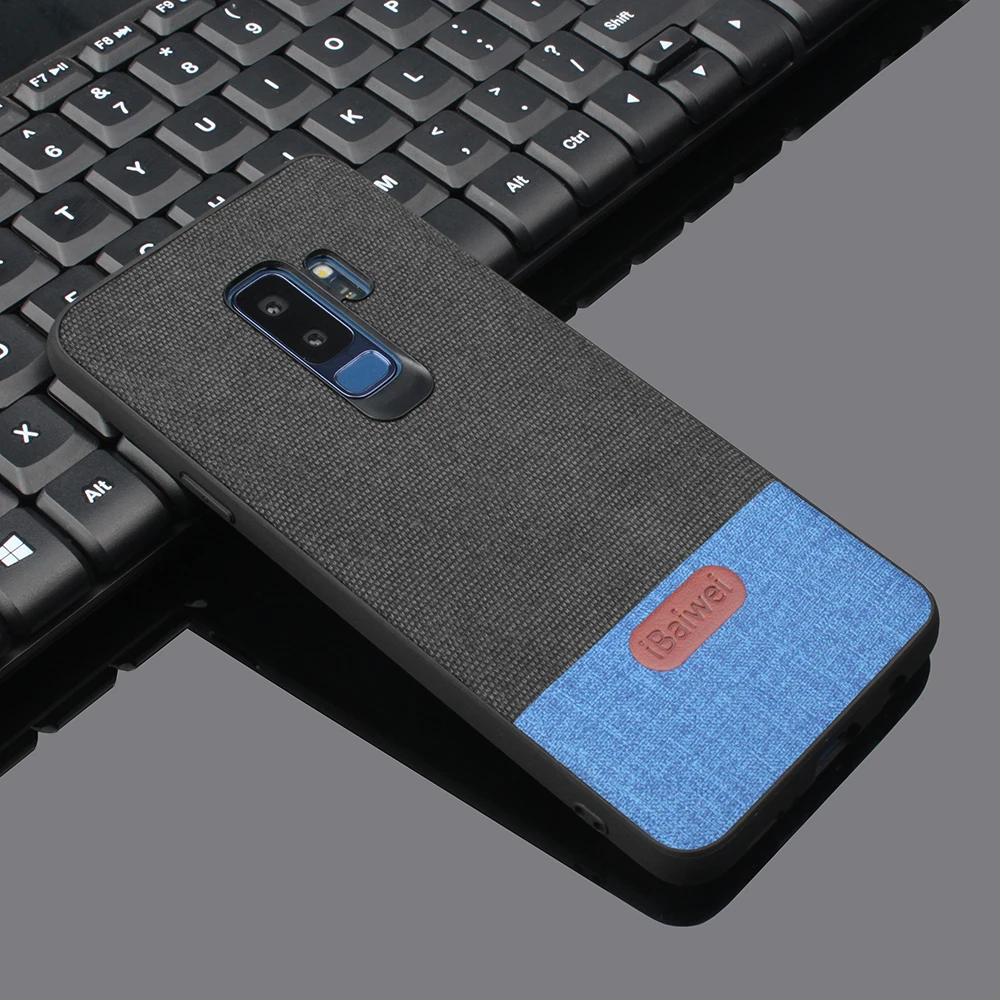 S9 plus case for Samsung s9 cover shockproof fabric back samsung galaxy capa s9+case business |