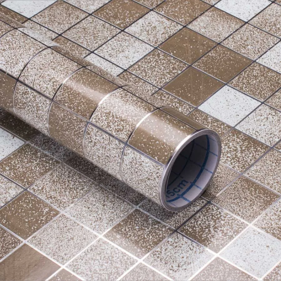 Самоклеящиеся наклейки на стену с антимасляной мозаикой 0 45x3 м для кухни и плиты