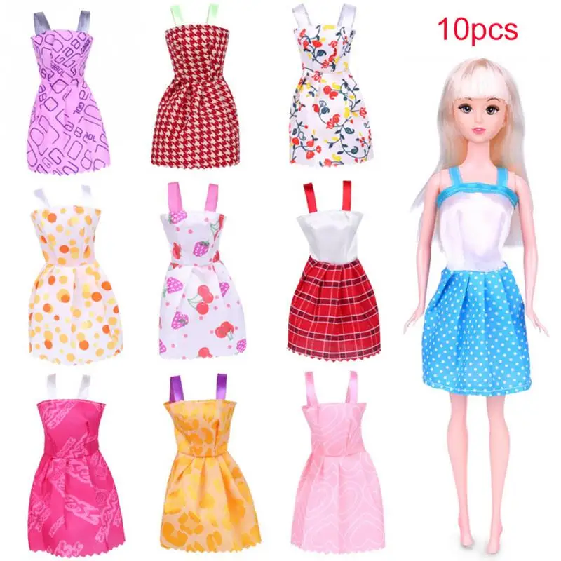 10 шт. сортирует ручной Вечеринка Одежда Мода платье для куклы подарок игрушки