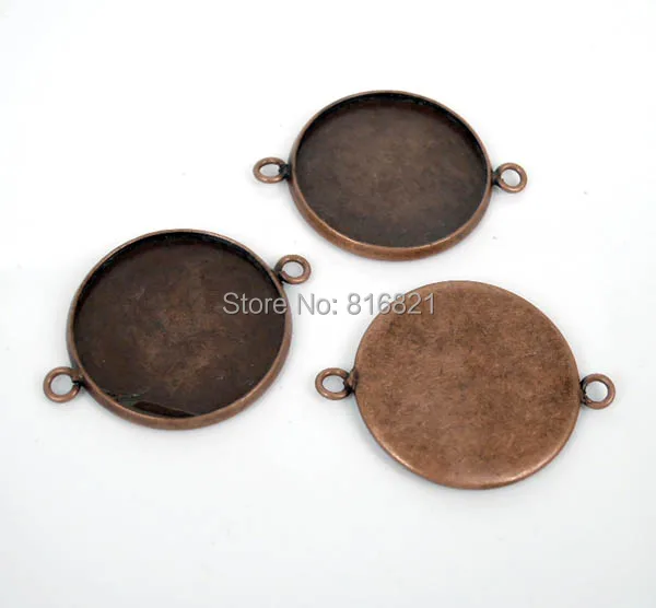 Стеклянные кабошоны пустая круглая рамка лоток с 2 петлями база настройки