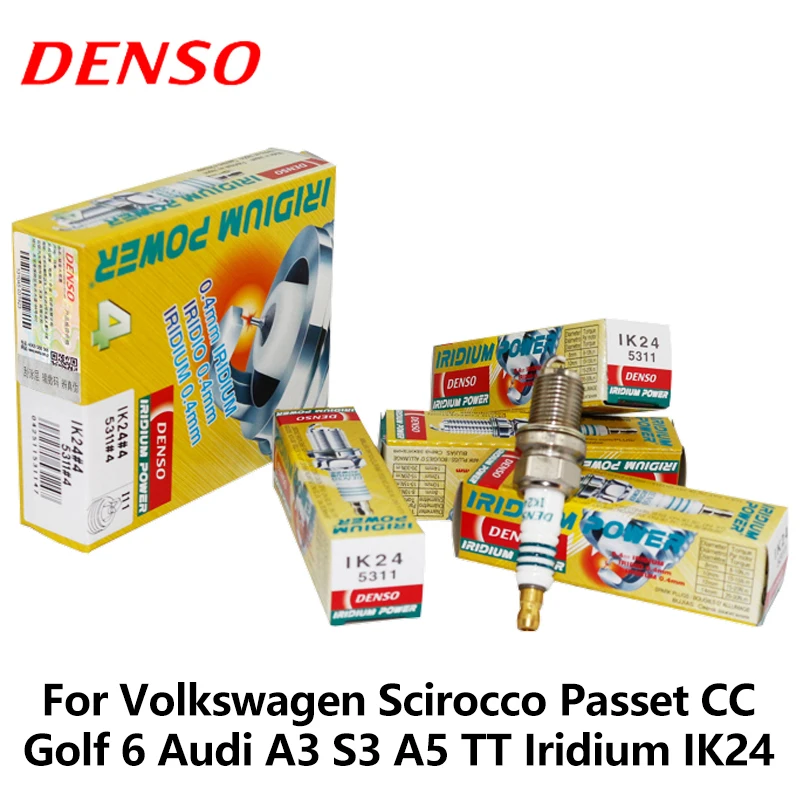 DENSO автомобильные свечи зажигания для Volkswagen Scirocco Passet 1 8 T 2 0 CC Golf 6 Audi A3 S3 A5 TT Iridium