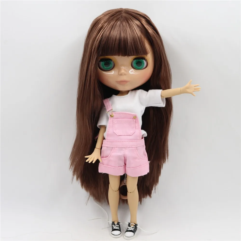 Ледяные дни Фортуны завод blyth кукла супер черная кожа тон темная кожа короткие красные волосы тело 1/6 30 см BL1248