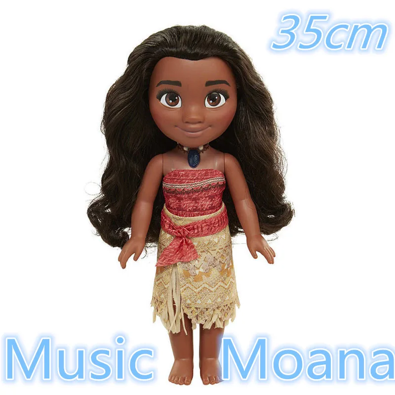 35 см Moana цифры мультфильм музыка Моана переговоры поют как далеко я буду идти свет