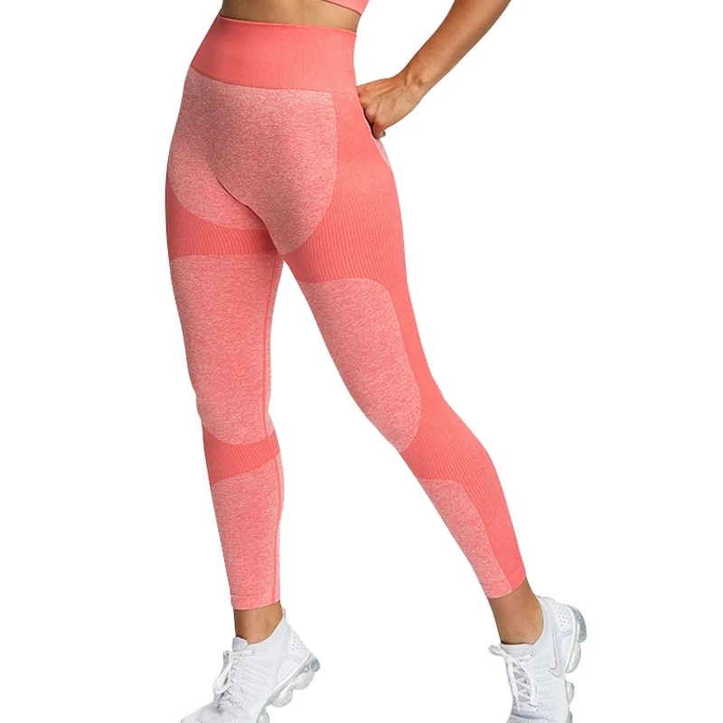 Женские уличные супер эластичные плотные бесшовные леггинсы для занятий йогой