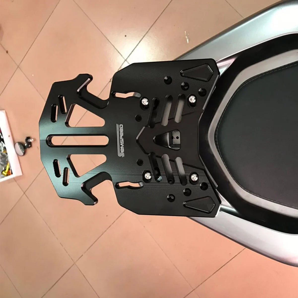 

SEMSPEED Rear Luggage Bracket For Honda PCX125 PCX150 PCX 150 125 2021 CNC Board Tail Rack Top Box Case Holder Bracket Accessory