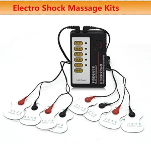 Electro Shock Kit Electrical Shock Massager Therapy Massager Pad For  Machine Health Care BDSM Bondage Gear Sex Toys For Couples