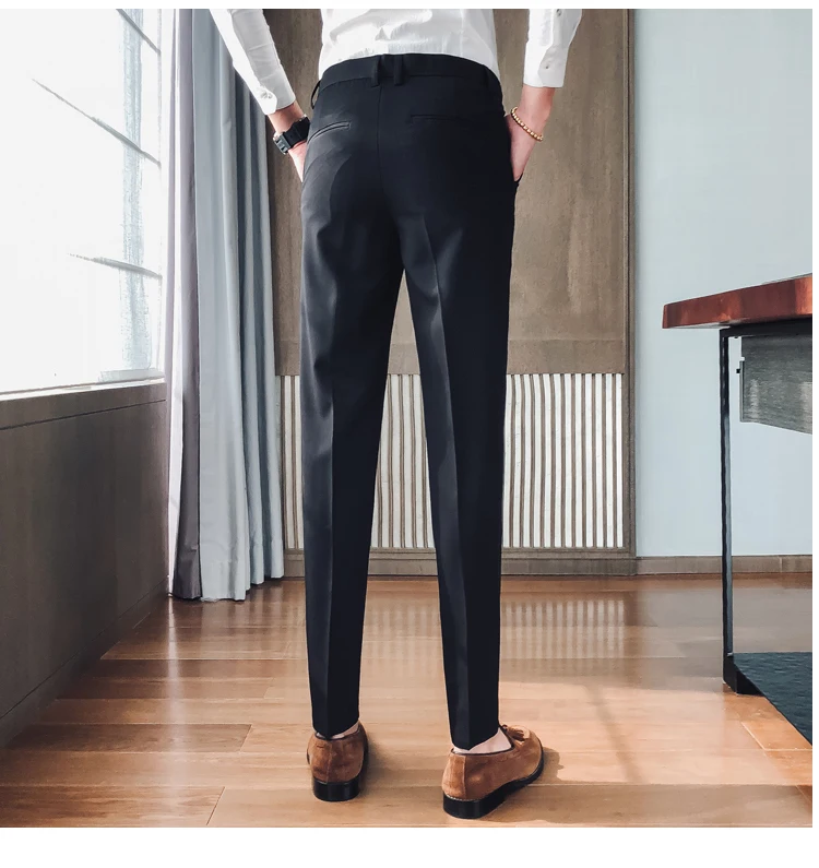 Платье Брюки Slim Fit Greyblack мужские деловые штаны деловые классические брюки мужские брюки офисные брюки мужские