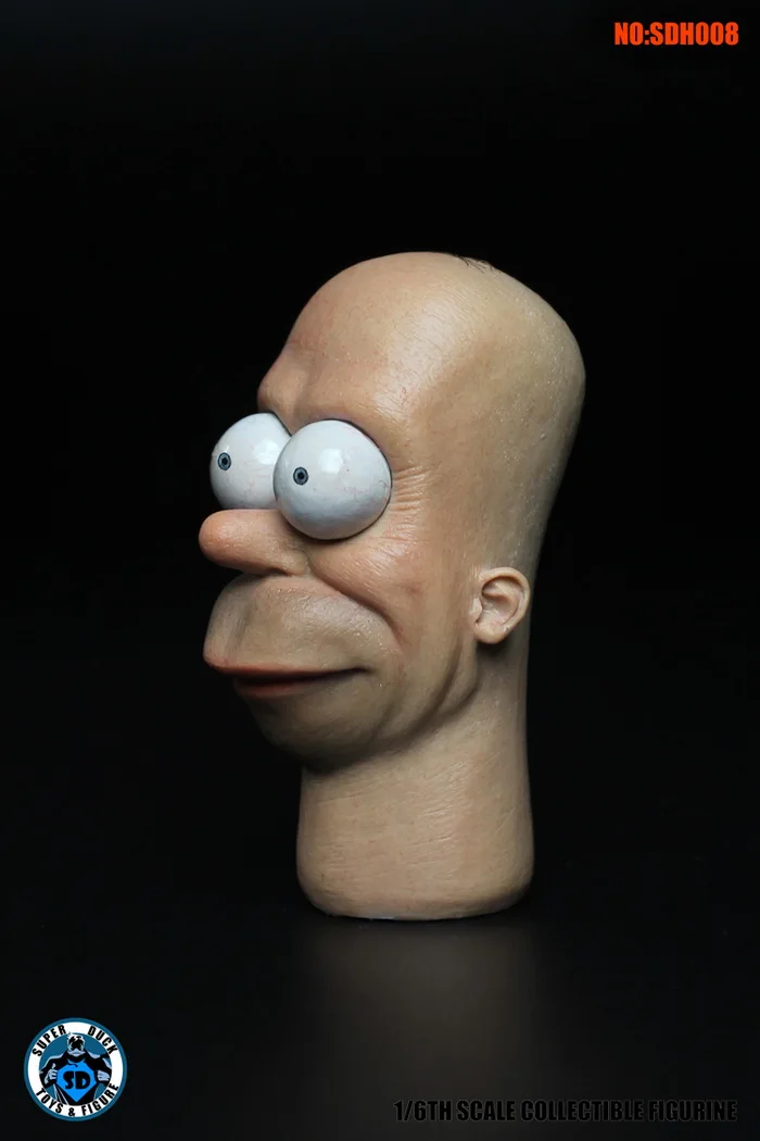Estartek 1/6 SUPER DUCK SDH008 Симпсон голова лепить Move Eyes версия для 12 дюймов Фигурка DIY