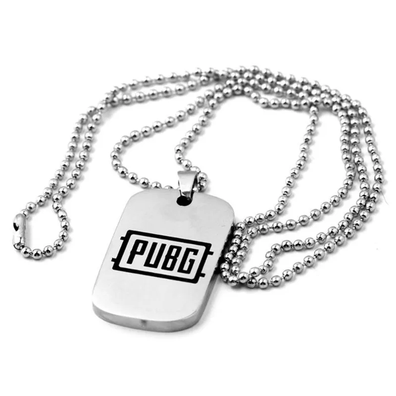 Игра Playerunknown's Battlegrounds маскарадные костюмы сковородки оружие Модель бусы PUBG брелок подвесное ожерелье брелок
