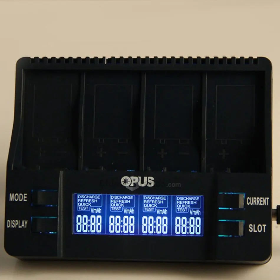 Opus BT-C900 Умный Цифровой 4 слота ЖК-дисплей Универсальный 9 В в литий-ионный батарея