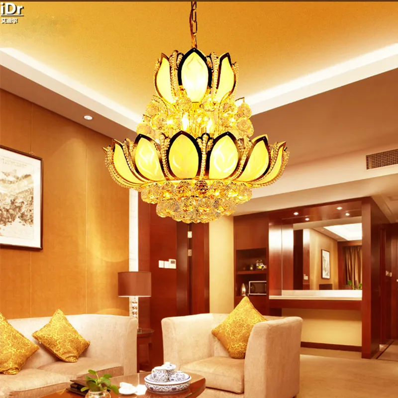 Золотая лампа с искусственными кристаллами хрустальные лампы напольные