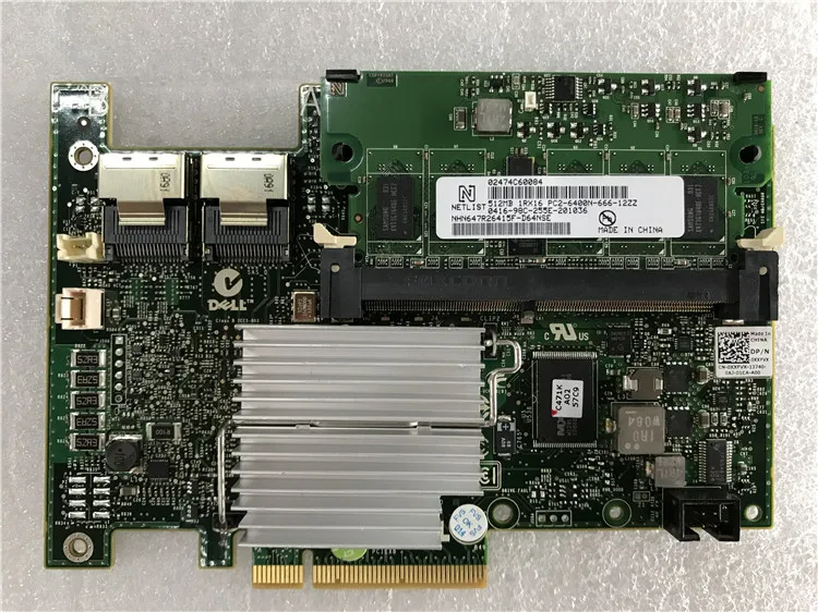 RaidStorage PERC H700 512 Мб кэш памяти PCIe 6 ГБ/сек. контроллер SAS карта PCIe2.0 MiniSAS RAID5 б/у|Платы