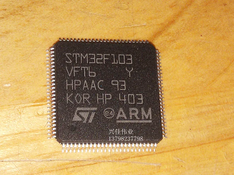 10 шт. чип STM32F103VFT6 QFP-100 ARM 32-бит mcu | Электронные компоненты и принадлежности