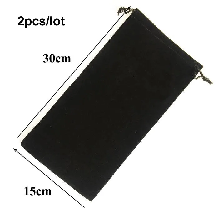 2 шт./лот 15x30 см черные/серебристо-серые/синие/красные/розовые большие бархатные
