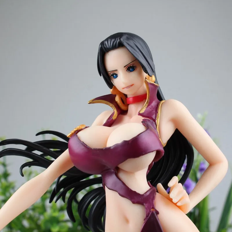 23 см одна деталь Боа Хэнкок фигурку битва поврежден Ver. Hancock ПВХ Onepiece Модель