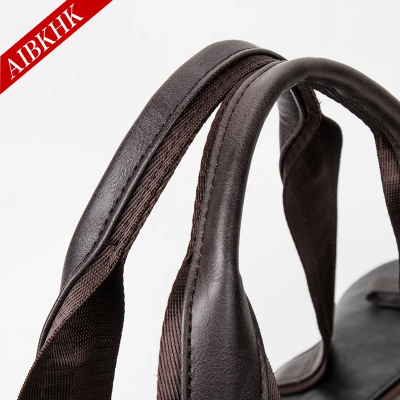 Дорожные Сумки из искусственной кожи для мужчин вместительные портативные