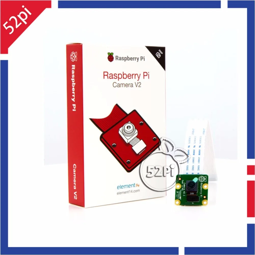 Официальная Оригинальная камера V2 видеомодуль 8MP IMX219 датчик для Raspberry Pi 2 / 3 /4