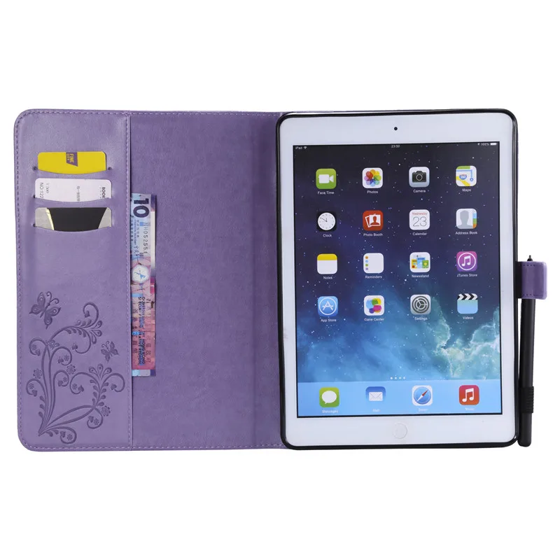 Wekays для Apple Ipad Air2 Ipad 6th кожаный чехол с бабочкой из мультфильма для Coque IPad Air 2 IPad 6 IPad6 9,7 дюймов чехол s